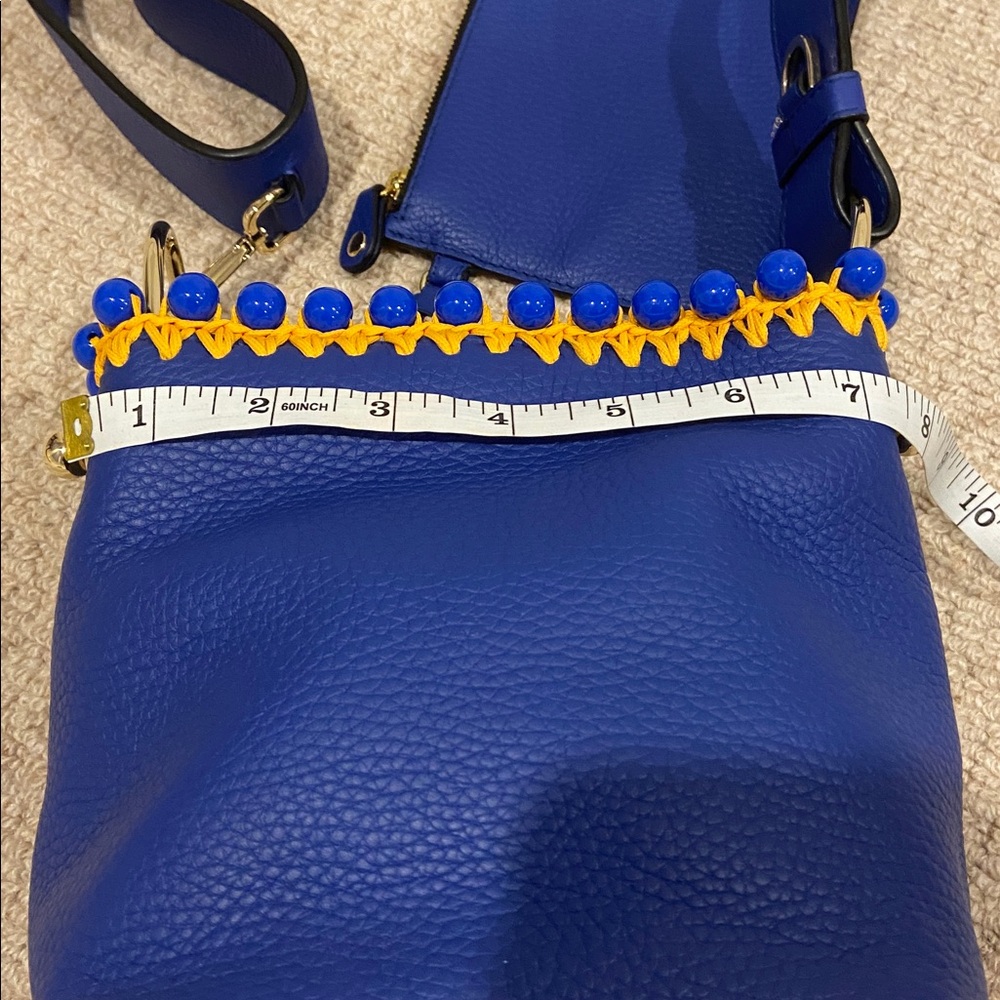 Strathberry Stylish Blue Bucket Bag - Picture 7 of 9